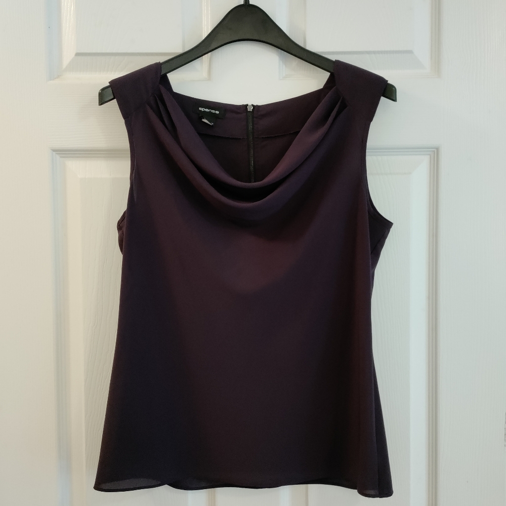 SPENSE Misses size M sleeveless dressy shell top